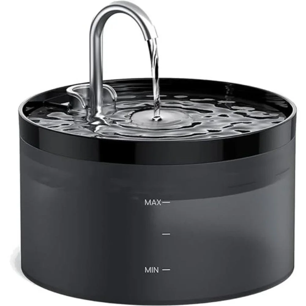 Cat Water Fountain,67oz/2L Cat Fountain, Super Silent Pet Water Fountain